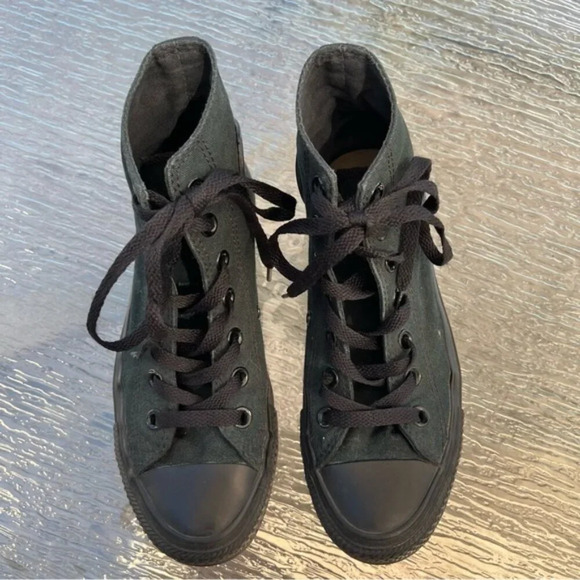 Converse All Star Chuck Taylor Black High Top Sneakers Unisex - Picture 3 of 12